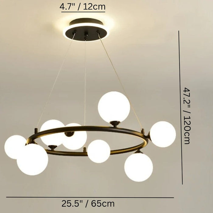 Qilak Round Chandelier - Residence Supply