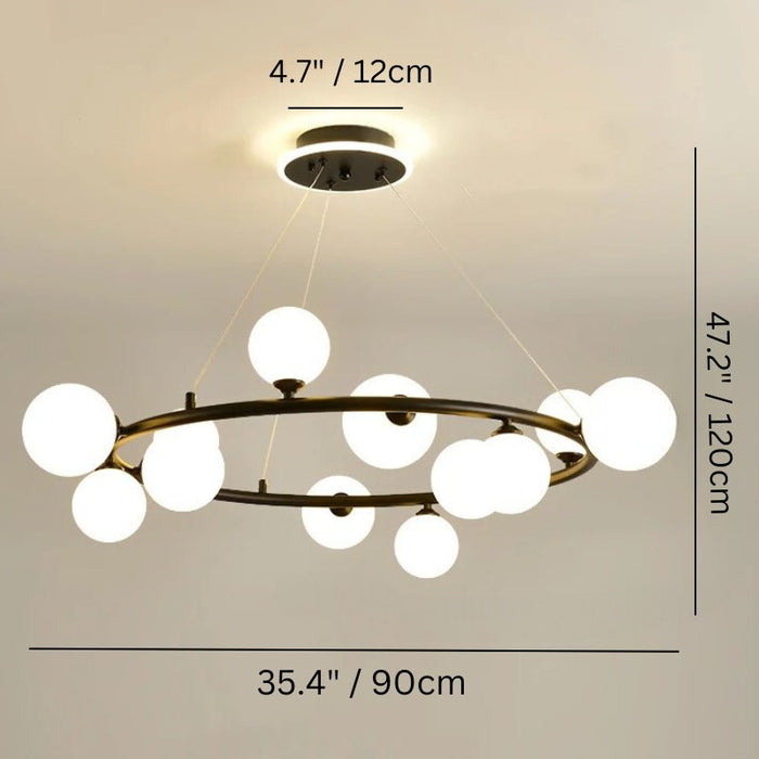 Qilak Round Chandelier - Residence Supply