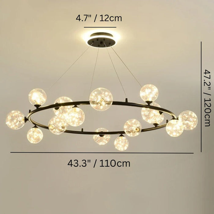 Qilak Round Chandelier - Residence Supply