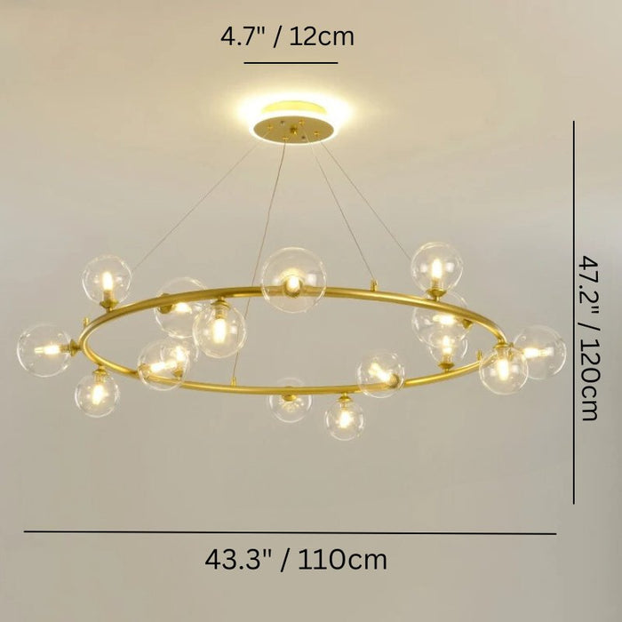 Qilak Round Chandelier - Residence Supply