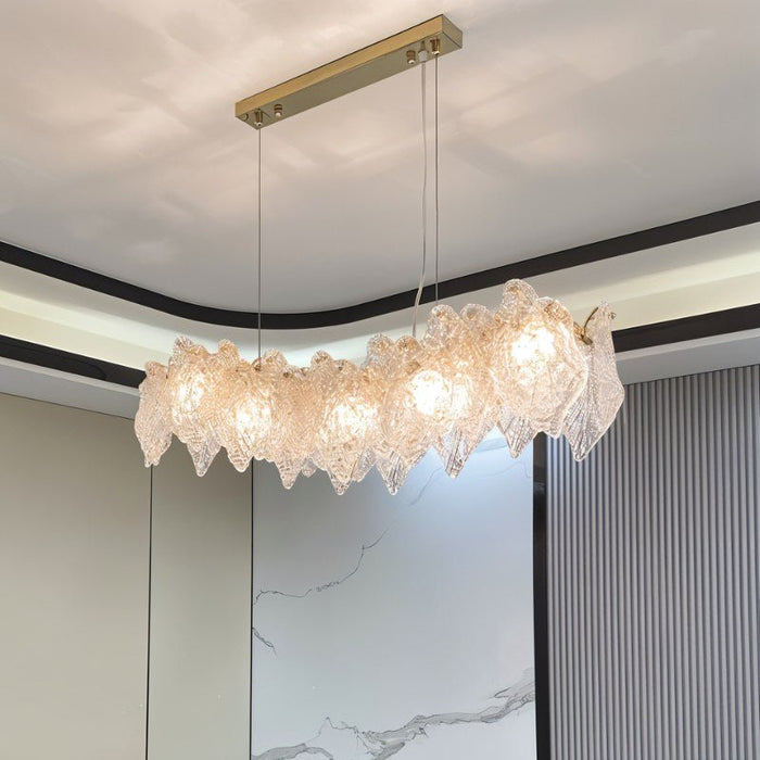 Rafahia Glass Crystal Chandelier - Modern Lighting