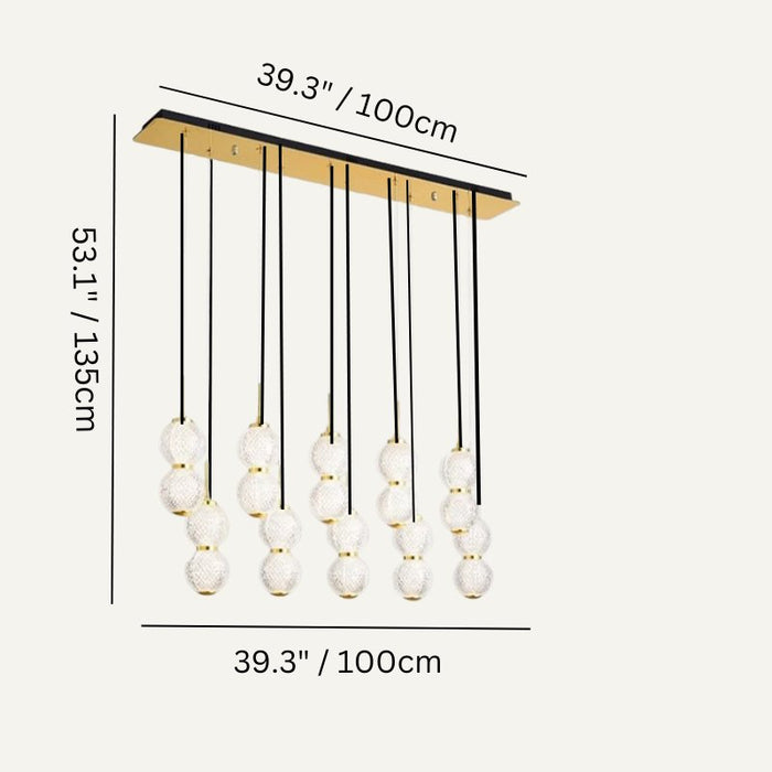 Rigas Linear Chandeliers - Residence Supply