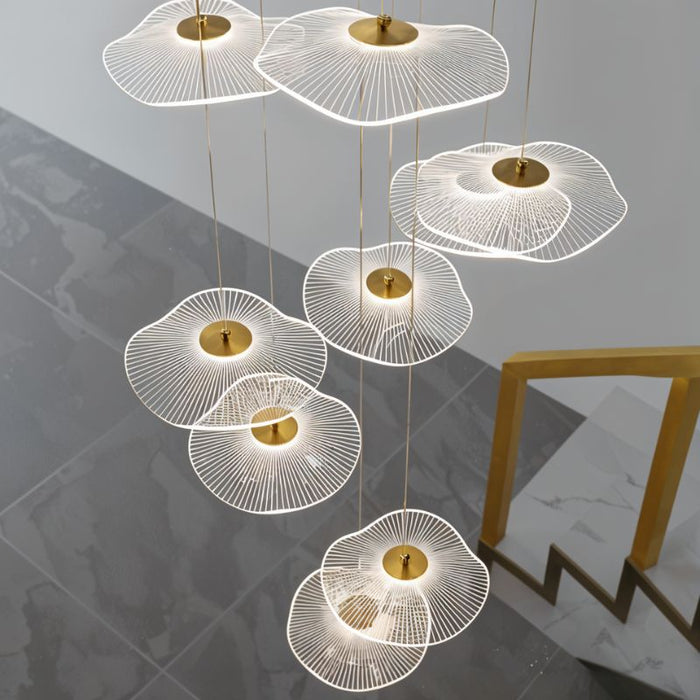 Rotasu Modern Staircase Chandelier - Residence Supply