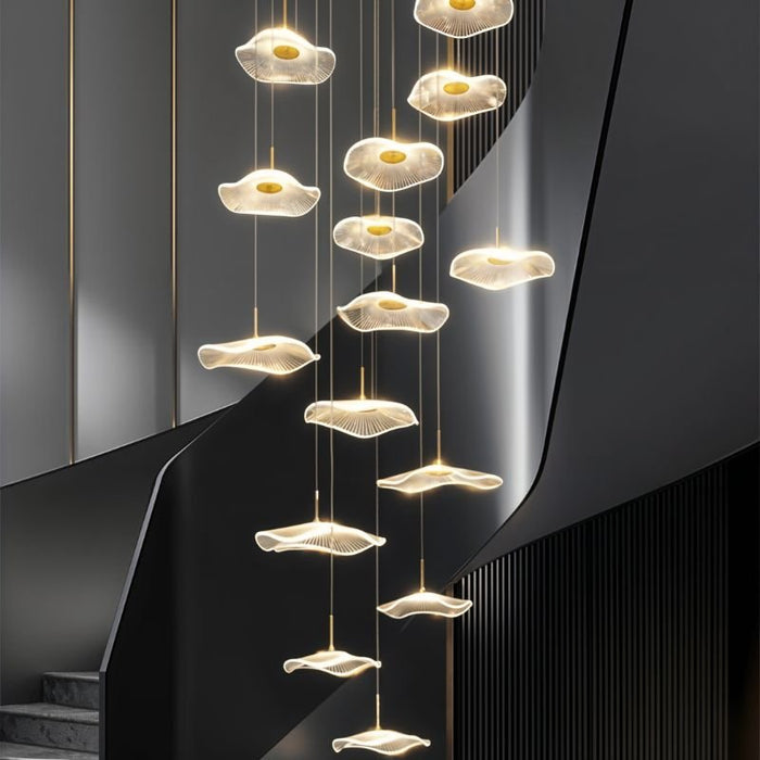 Rotasu Staircase Chandelier -Ambient Lighting