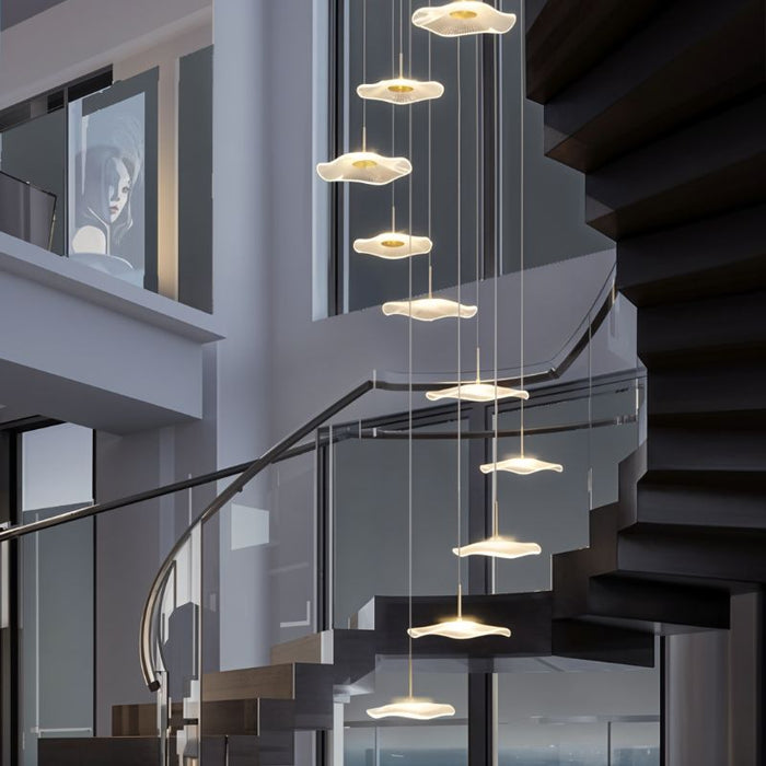 Rotasu Staircase Chandelier - Contemporary Lighting