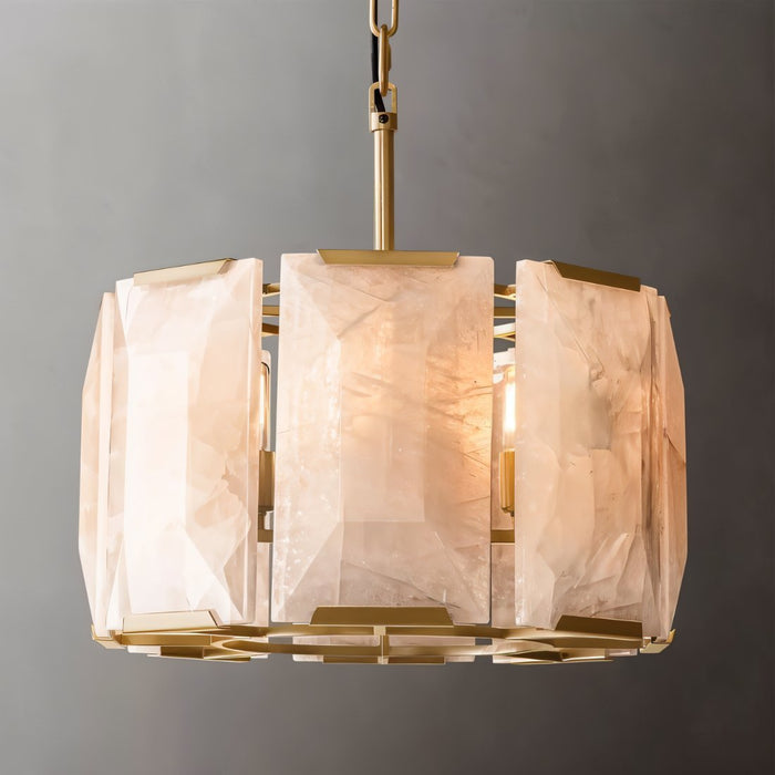 Sakhra Round Chandelier - Modern Lighting Fixture