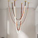 Shalom Leather Chandelier - Modern Chandeliers