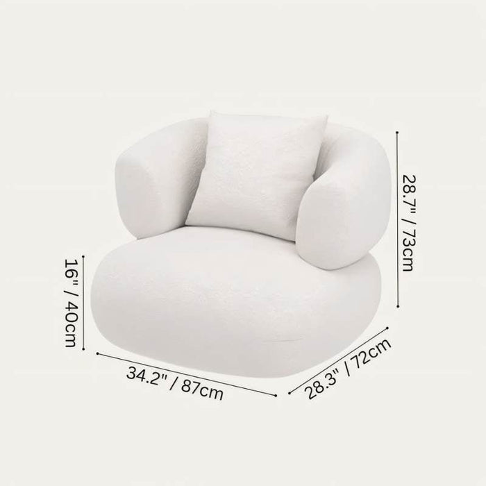 Shayan Pillow Sofa Size