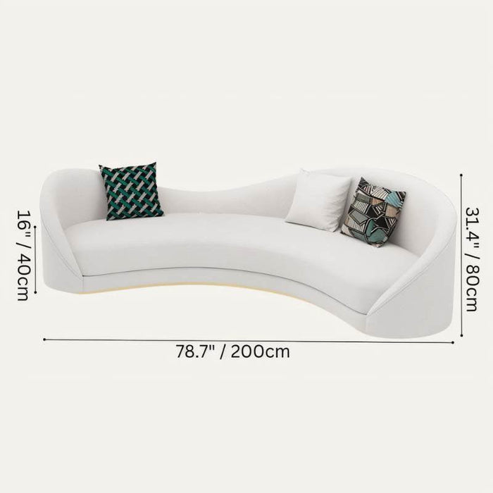 Shayan Pillow Sofa Size Chart