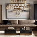 Sidero 3-Tier Round Chandelier - Modern Lighting for Living Room