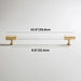 Soir Transparent Pull Bar - Residence Supply