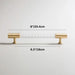 Soir Transparent Pull Bar - Residence Supply