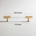 Soir Transparent Pull Bar - Residence Supply