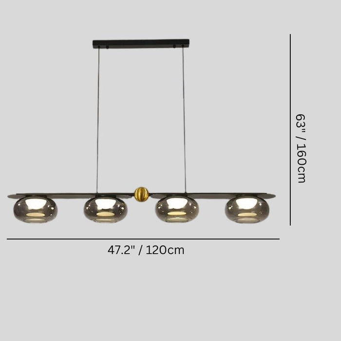 Soleil Linear Chandelier - Residence Supply