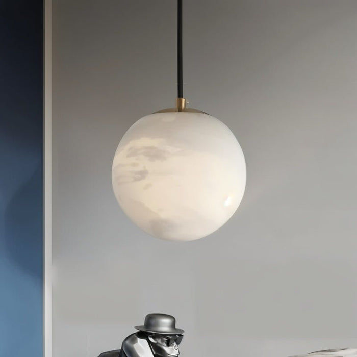 Sphaera Alabaster Pendant Light - Light Fixtures