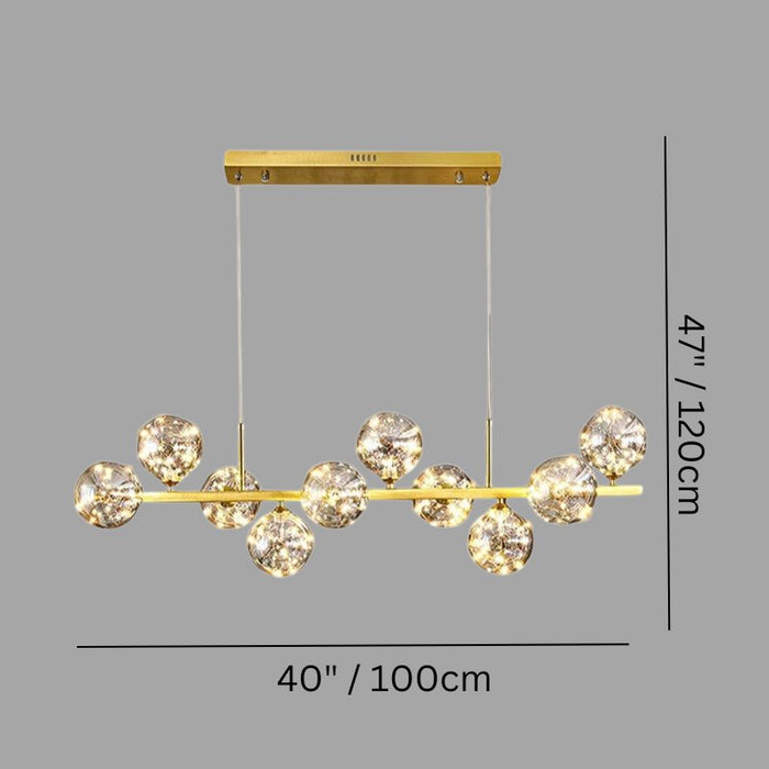 Sphatika Linear Chandelier - Residence Supply