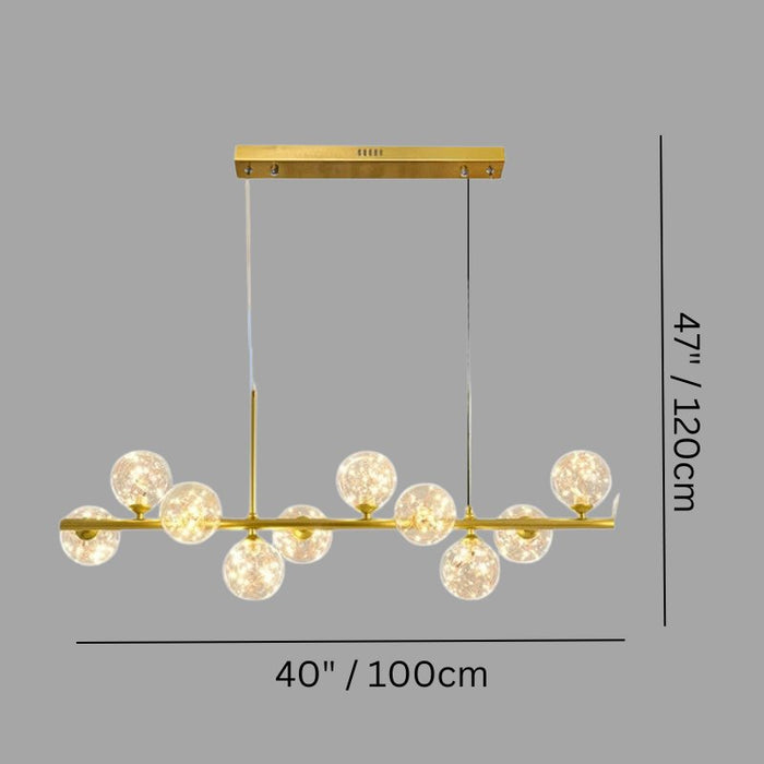 Sphatika Linear Chandelier - Residence Supply