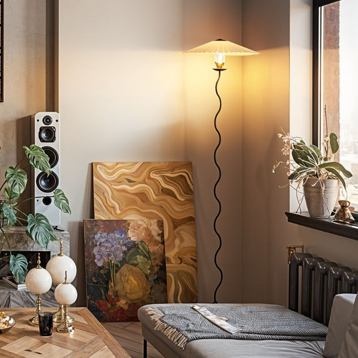 Squiggle Floor Lamp - Light Fixtures for Living Room Lighting