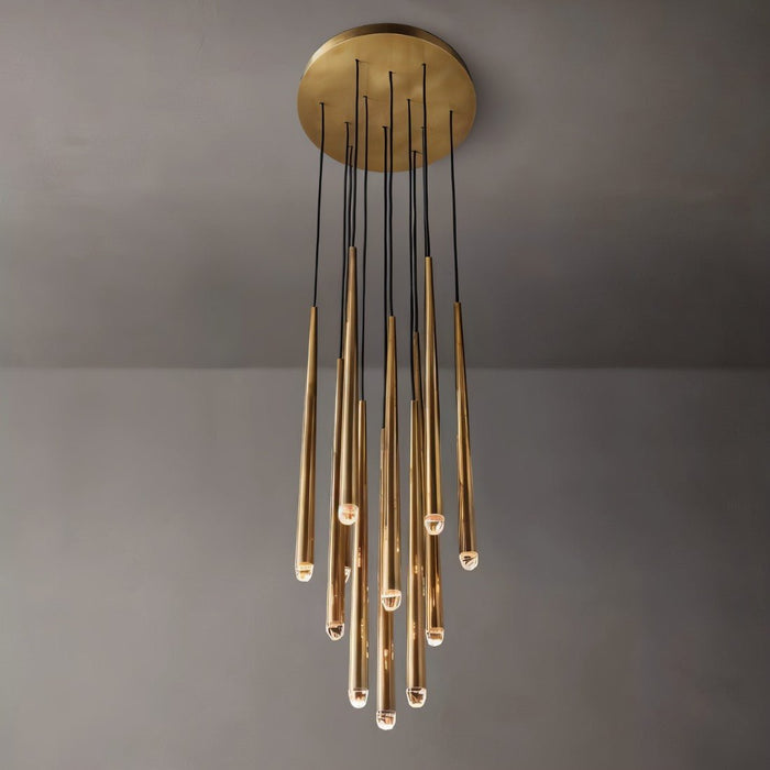 Stilus Round Chandelier - Light Fixtures