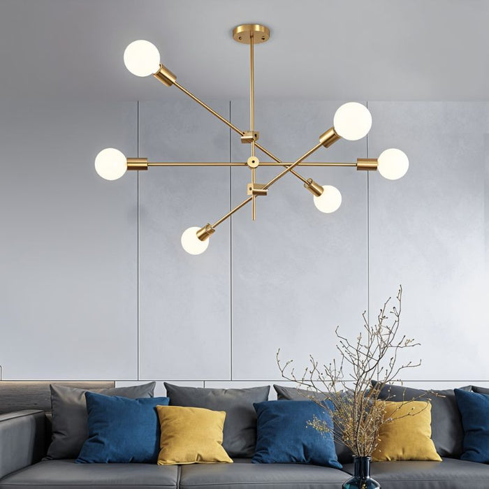 Sunburst Chandelier  - Living Room Lights