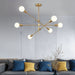 Sunburst Chandelier  - Living Room Lights