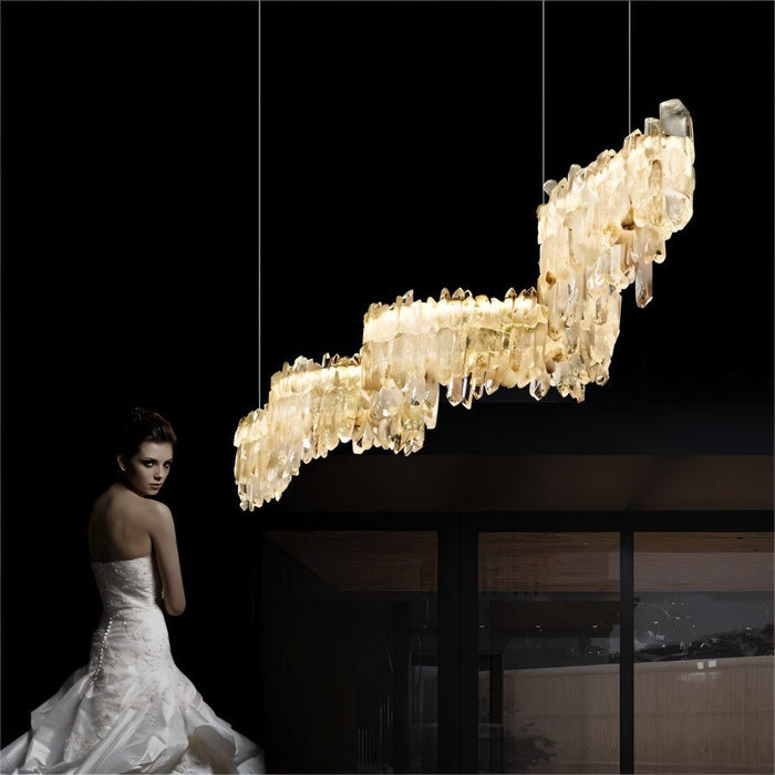 Surya Linear Chandelier - Residence Supply