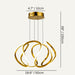 Svarga Chandelier Light Size