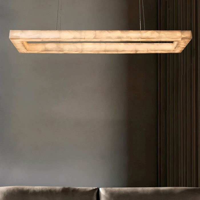 Teva Rectangular Chandelier - Living Room Lighting