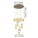 Thalassa Round Chandelier  Size Chart