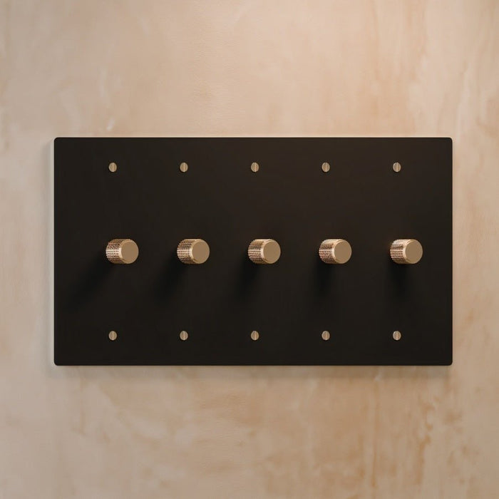 The Brass Rotary Dimmer Switch (1 to 4 Gang) - Residence Supply