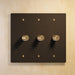 The Brass Rotary Dimmer Switch (1 to 4 Gang) - Residence Supply