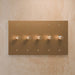 The Brass Rotary Dimmer Switch (1 to 4 Gang) - Residence Supply