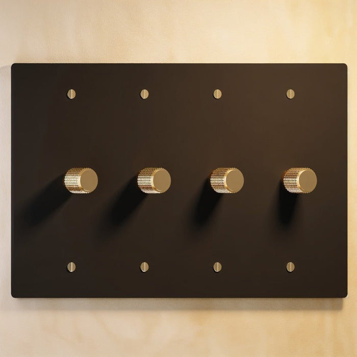 The Brass Rotary Dimmer Switch (1 to 4 Gang) - Residence Supply