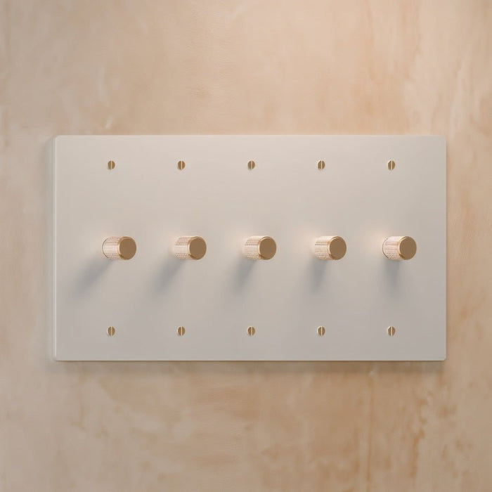 The Brass Rotary Dimmer Switch (1 to 4 Gang) - Residence Supply