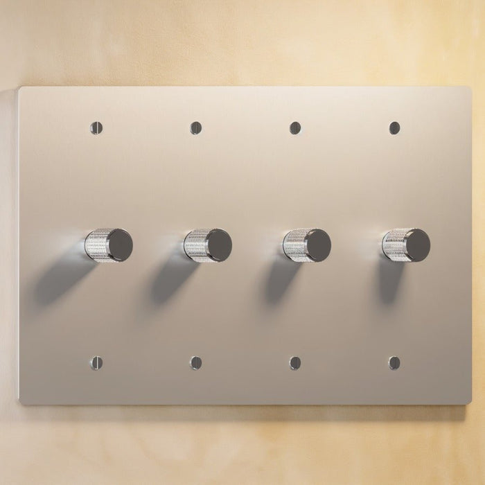 The Brass Rotary Dimmer Switch (1 to 4 Gang) - Residence Supply