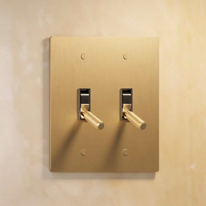 The Brass Toggle Switch (1 to 4 Gang) - Residence Supply