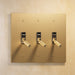 The Brass Toggle Switch (1 to 4 Gang) - Residence Supply