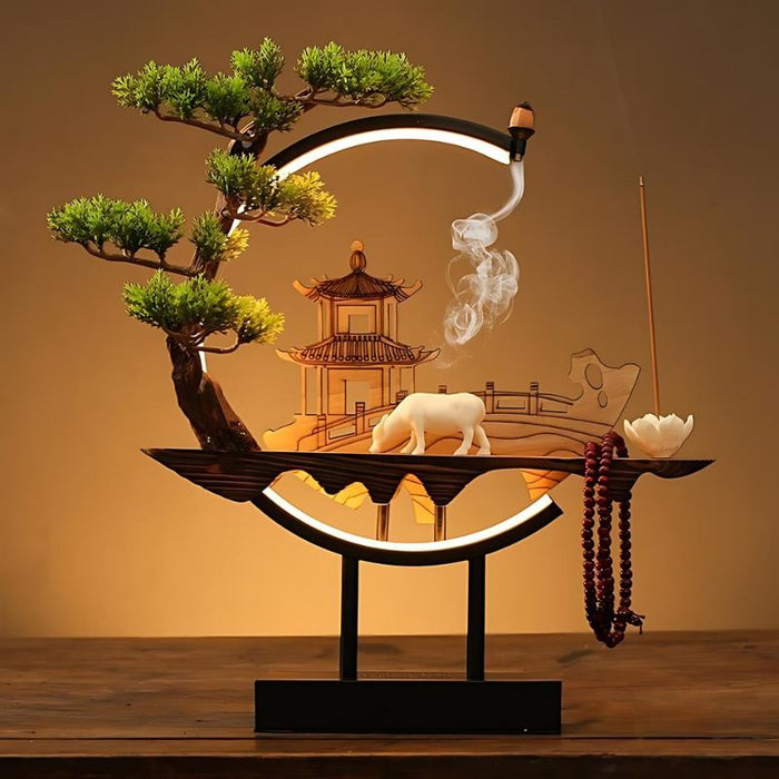 Tranquil Incense Burner Table Lamp - Residence Supply