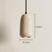 Travertine Pendant Light - Residence Supply