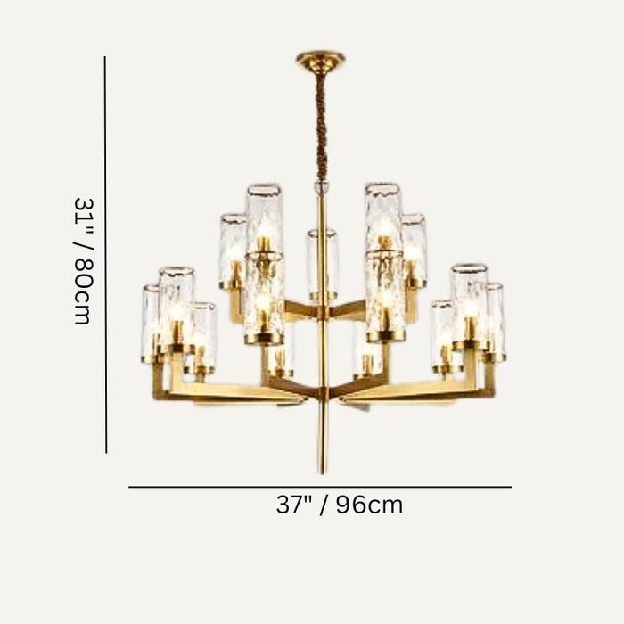 Uzziel Luxury Chandelier - Residence Supply