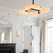 Varga Alabaster Chandelier - Living Room Lights