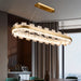 Varnaka Alabaster Chandelier - Dining Room Light Fixtures