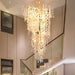 Velora Long Staircase Chandelier - Stair Lighting