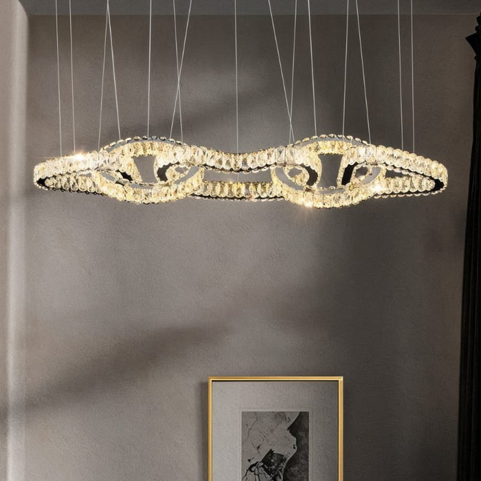 Vidre Modern Crystal Chandelier - Residence Supply