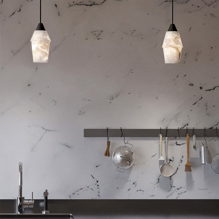 Viviana Alabaster Pendant Light - Modern Lighting for Kitchen