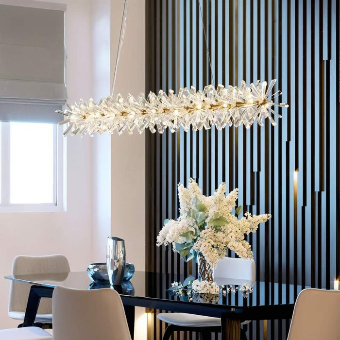 Warda Crystal Chandelier - Dining Room Lighting