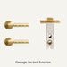 Wenli Handle and Lock - Residence Supply