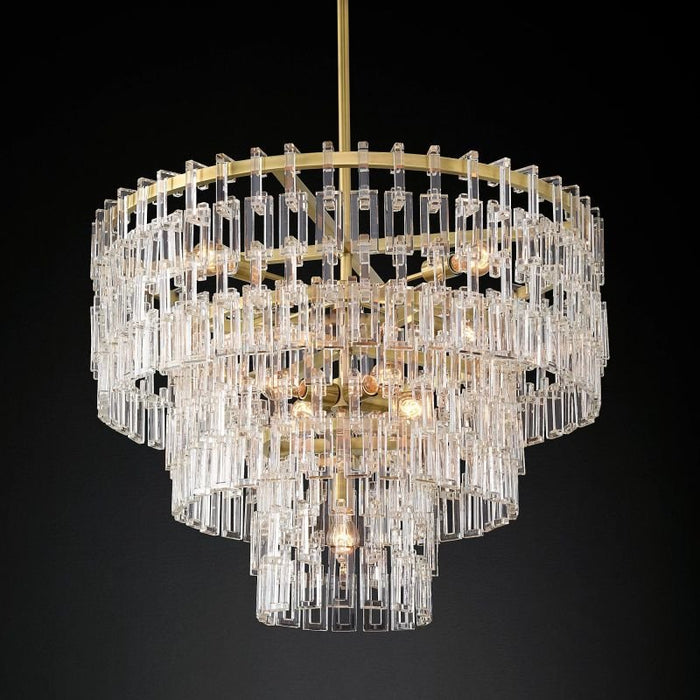 Yukar Tiered Round Chandelier - Residence Supply