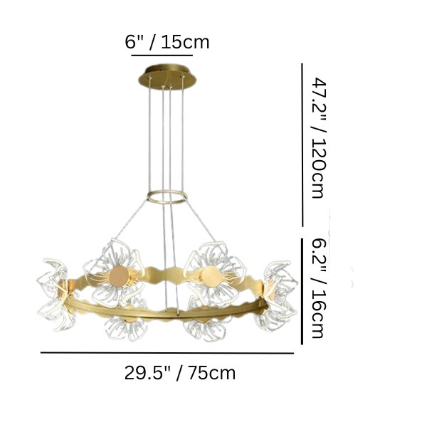 Zahor Round Chandelier - Residence Supply