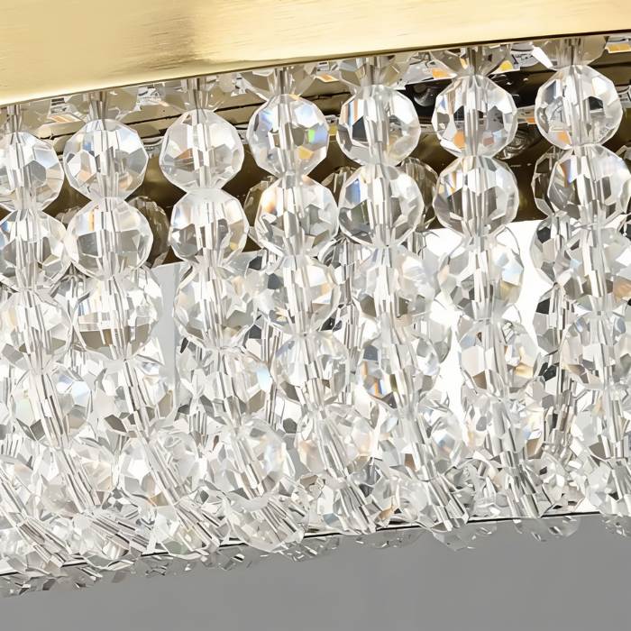 Zenith Round Crystal Chandlier - Residence Supply